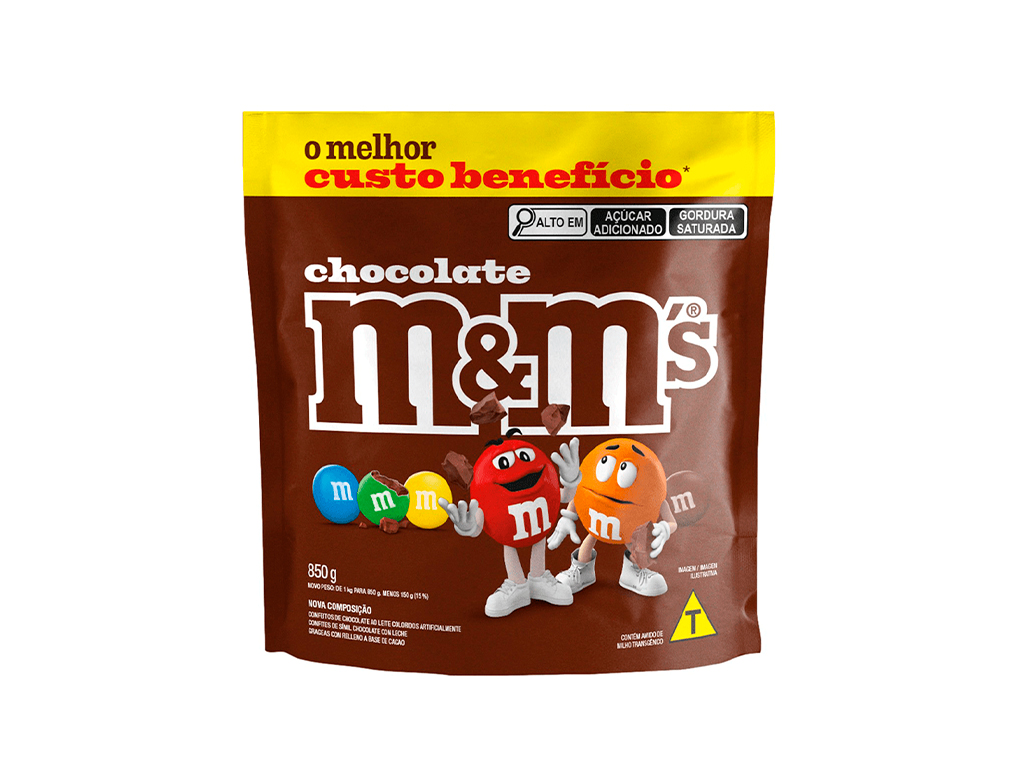 CHOCOLATE M&M´S 850 G (CX 4 PCT)
